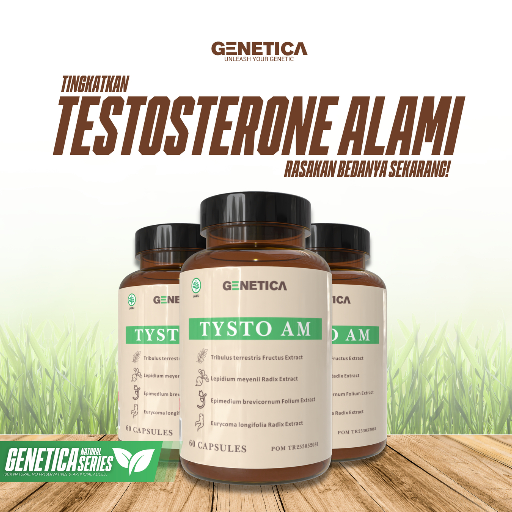 Genetica Tysto AM 60 Kapsul Testobooster