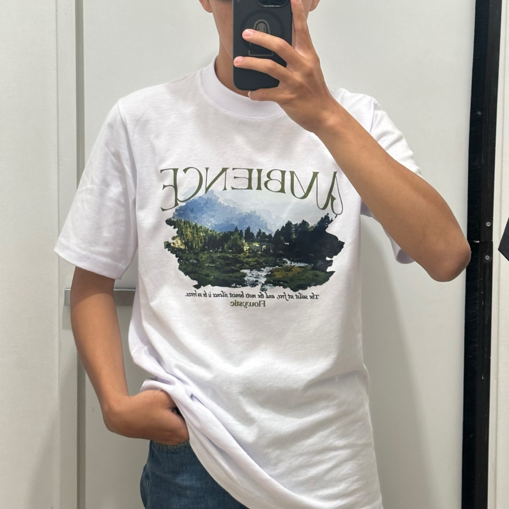 |AMBIENCE| T-SHIRT FLOWYSTIC VINTAGE