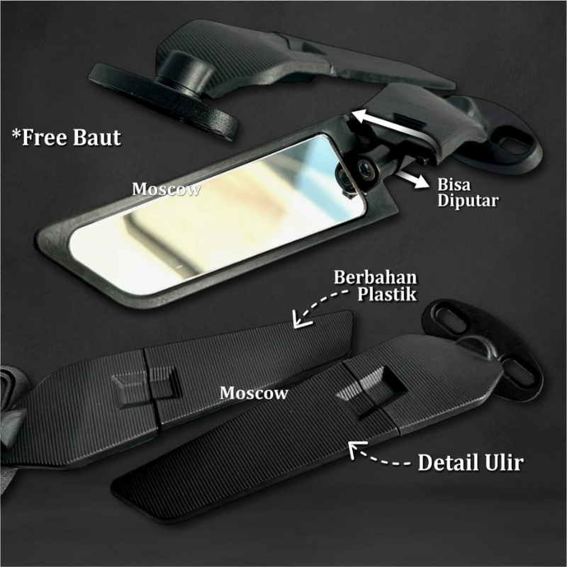 Spion Fairing Winglet Cbr Ninja R15 R25 Gsx V3 V6 R6 Yzf R1 R3 Motor Sport Tbk