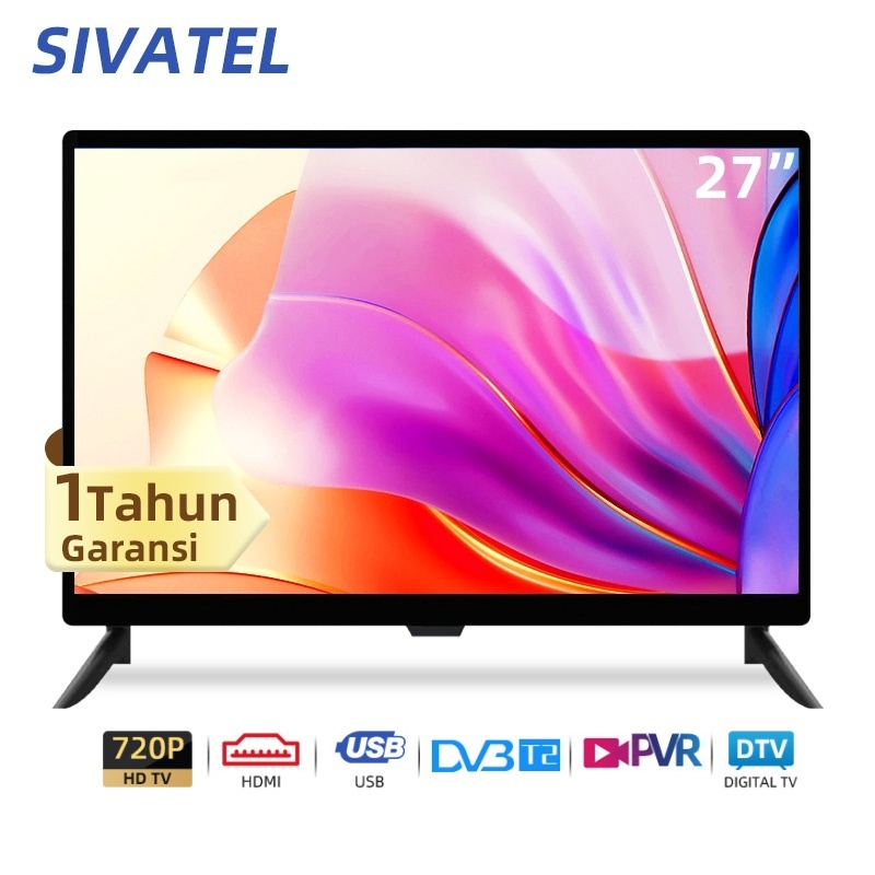 Sivatel TV LED Digital 27 inch FHD Ready Televisi Murah Promo-Garansi 1 Tahun