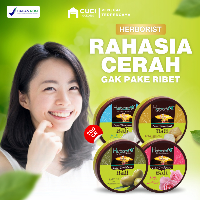 Luluran Pemutih Badan Lulur Herborist Bali Memutihkan Kulit Permanen Herboris Pencerah Ketiak Dan Se