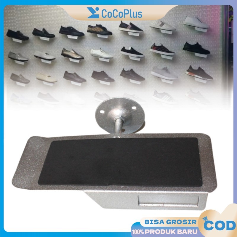 Display Sepatu Dinding Tempel Melayang untuk Toko Sepatu Pajangan Sepatu dengan Rak yang Stabil dan 