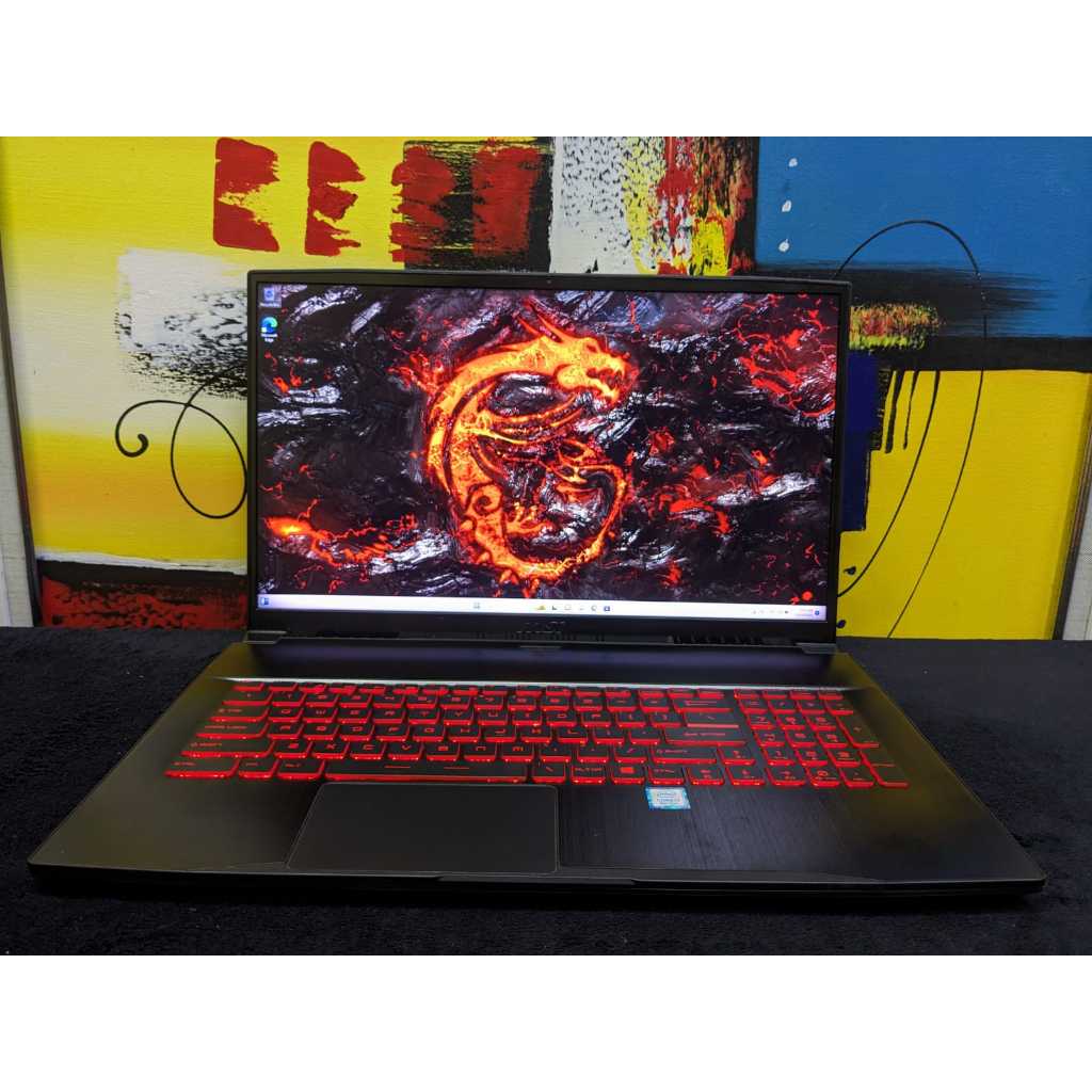Laptop Gaming MSI GF75 Thin Core i7 Gen9 8/256 GTX 1650 4GB