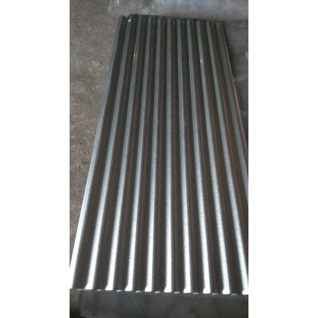 ATAP SENG GELOMBANG GALVALUM Mrek JET tebal 0.30mm - seng gel galvanis mrek lokfom 030 (KHUSUS PENGI