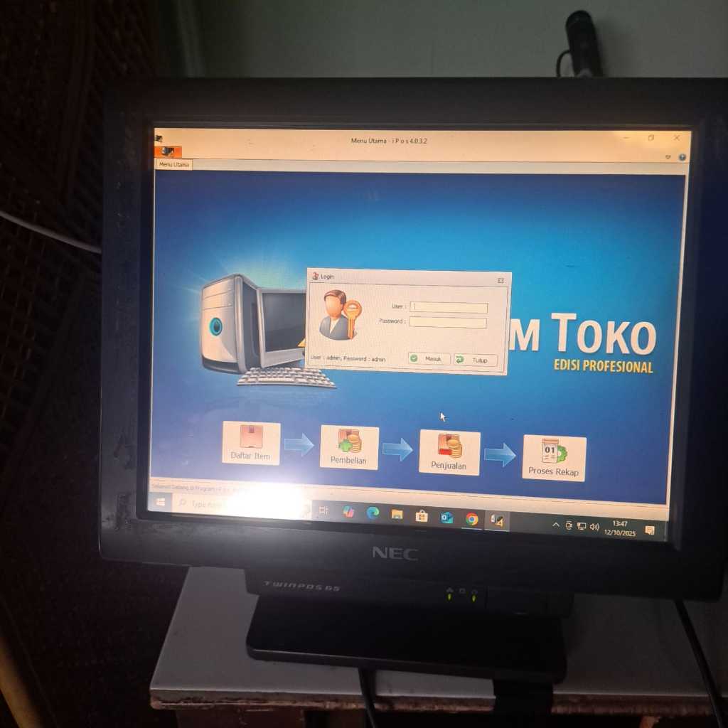 KOMPUTER KASIR NEC TWINPOS G5