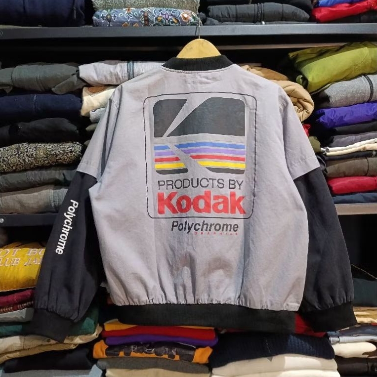 Vintage Kodak Polychrome Bomber Jacket
