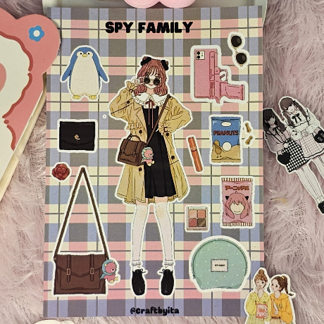 Stiker Sheet Pack A6 CARTOON ANIME KOMIK UV Vinyl Chromo  MURAH | HYPNOSIS MIC PRECURE HARRY POTTER 