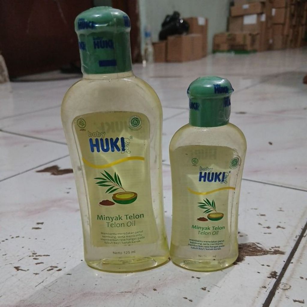 Huki minyak telon (125ml&60ml)