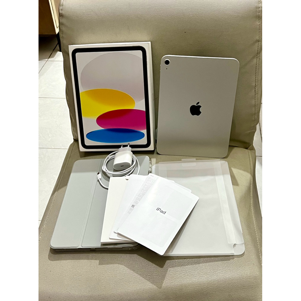 Fullset Apple iPad Gen 11 128GB Wifi Silver Garansi iBox On 2026 Mulus like new No Minus A16 Tab Tab