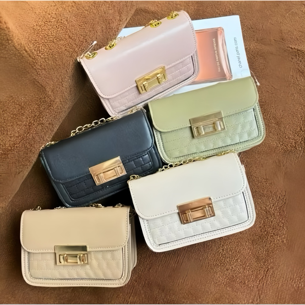 Tas Wanita Slingbag Ivana - Tas Wanita Slingbag Korea - Tas Wanita Slemoang Rantai