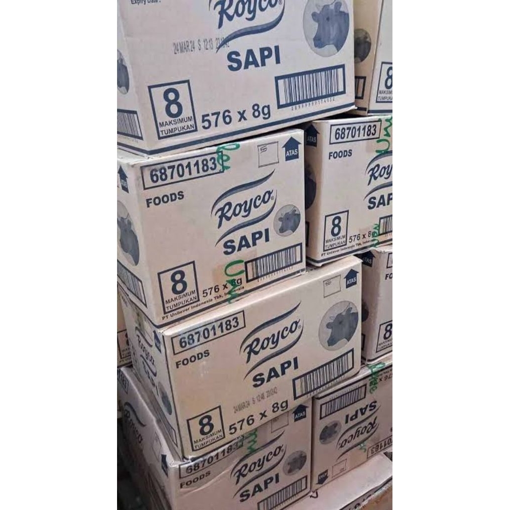 1 Dus royco sapi dan ayam 8gr
