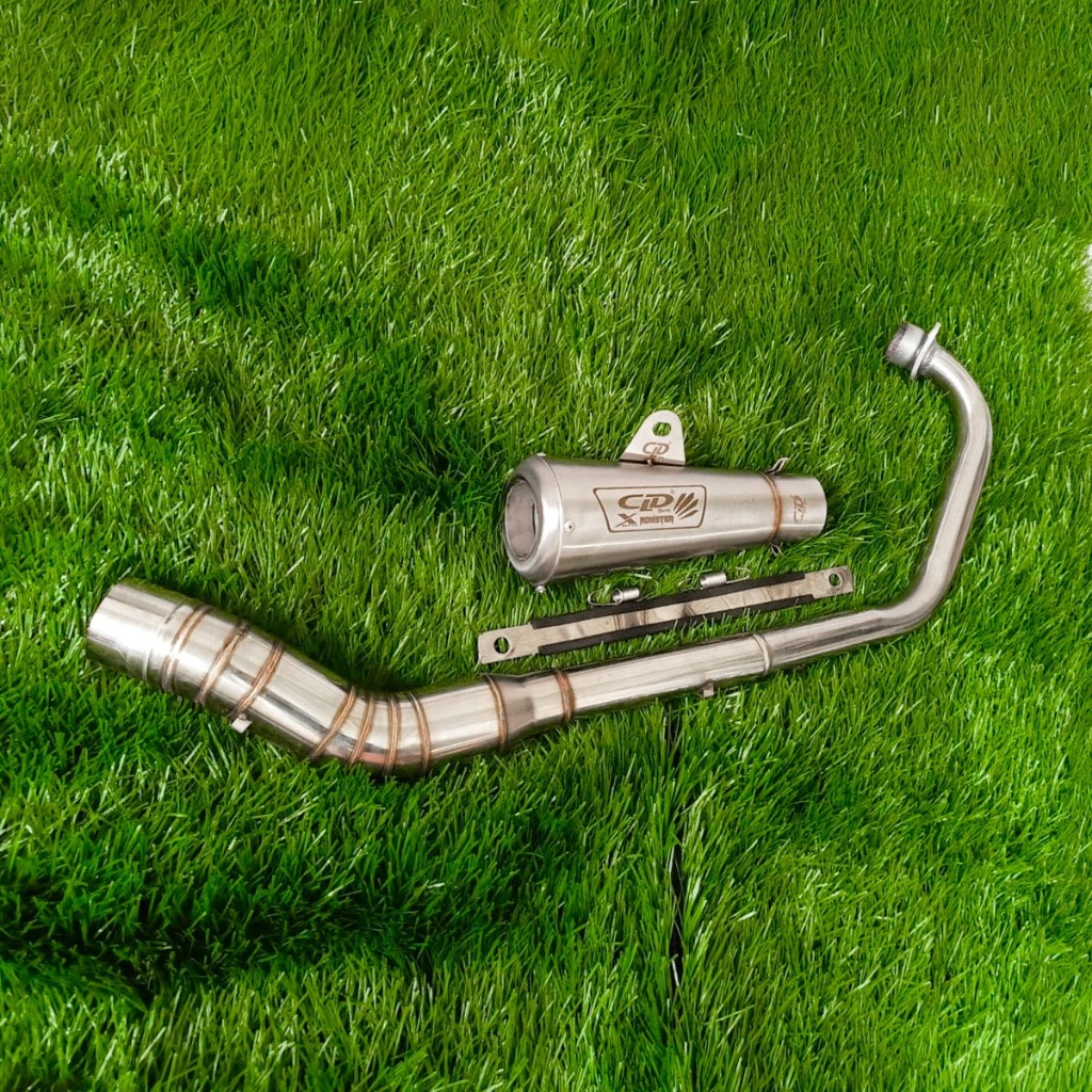 KNALPOT RACING CLD MONSTER PNP VIXION CB150R SONIC R15 JUPITER MX KING VERZA ORIGINAL SYSTEM