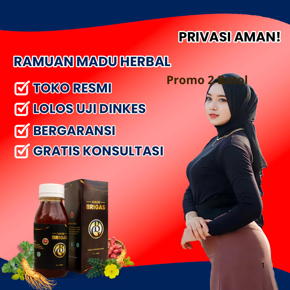 MADU BRIGAS ASLI ORIGINAL MADU HERBAL STAMINA PRIA