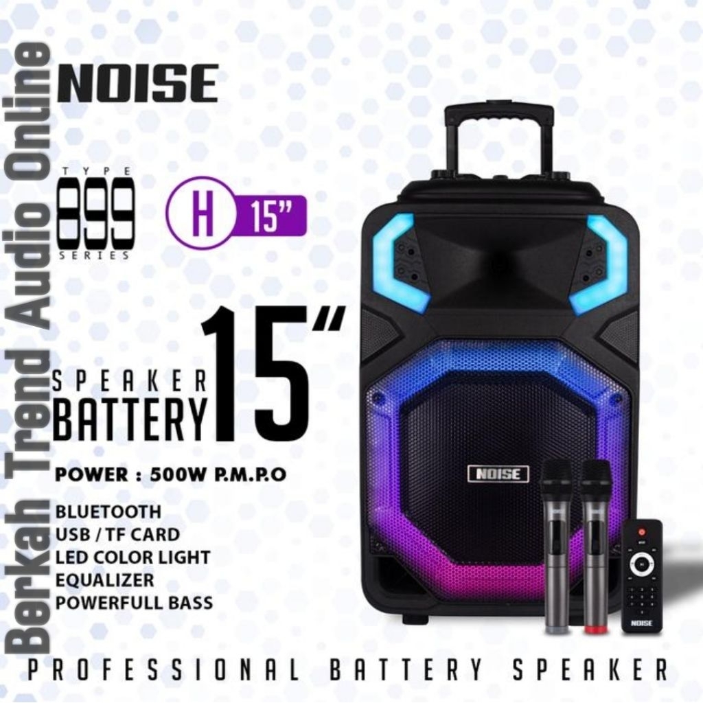Speaker Aktif Portable Wirelles NOISE 899 H Original