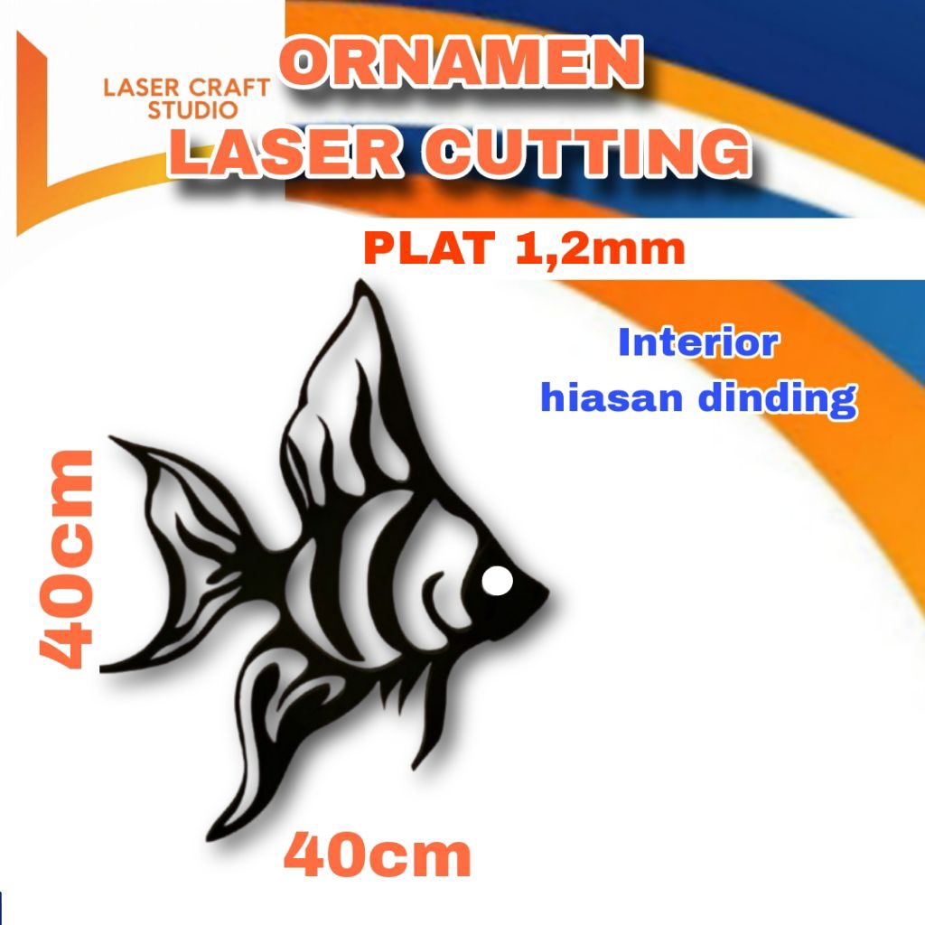Plat laser cutting ornamen / plat besi laser cutting / hiasan dinding