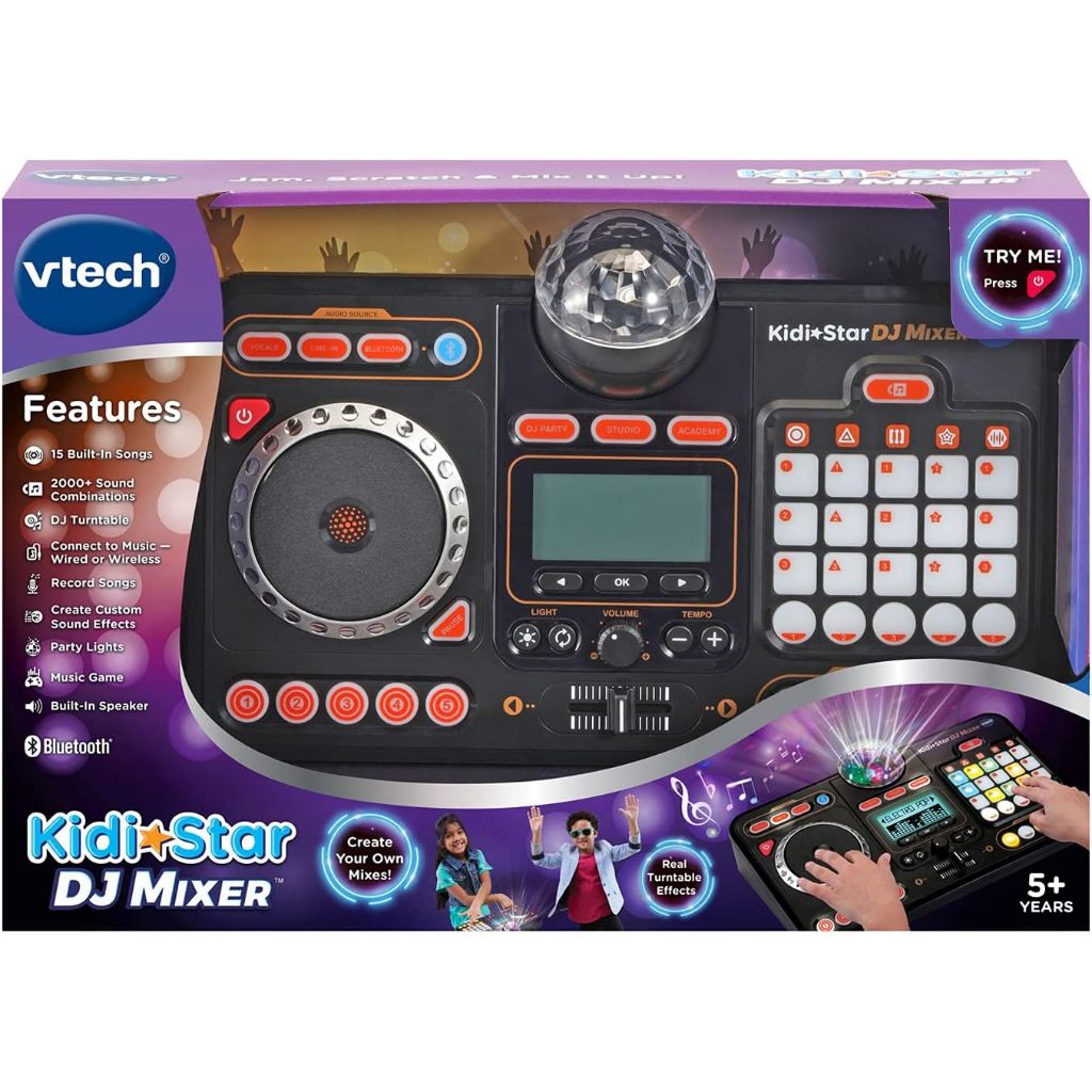 VTech Kidi Star DJ Mixer Mix and jam with a DJ turntable