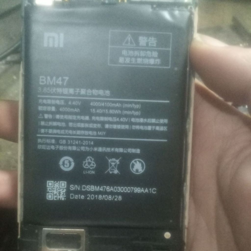 Baterai Redmi 3 3s 4X original