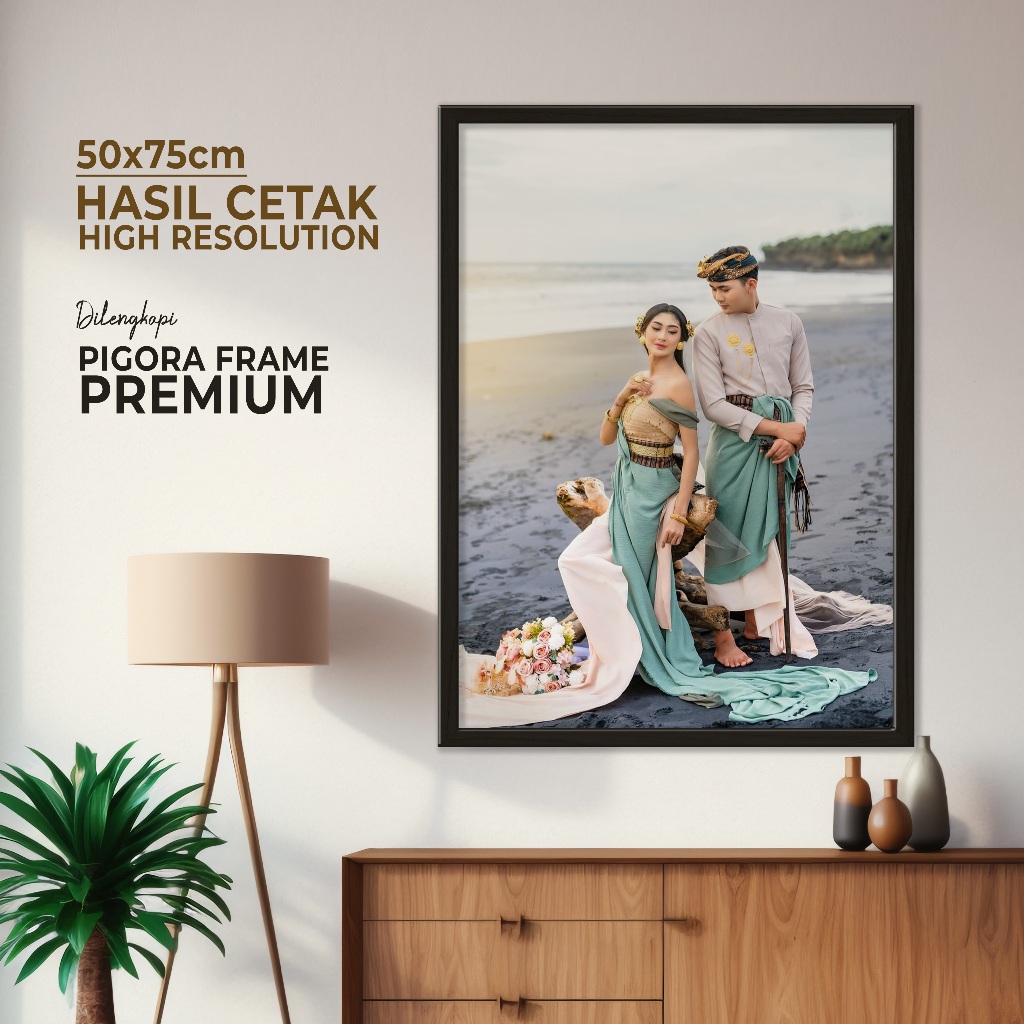Cetak Foto Jumbo 100x75 | 50x75 | 60x80 | 50x60 | 40x60 | Papan Bingkai Mdf Frameless