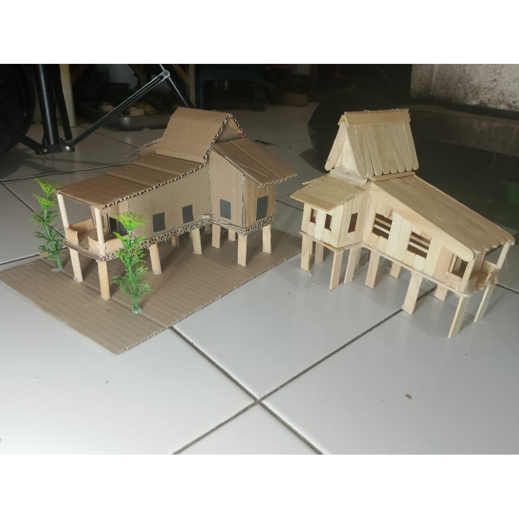 ready cod rumah adat suku banjar kalimantan