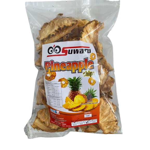 KRIPIK BUAH NANAS 80GR - 140GR OLEH-OLEH KHAS MALANG HARGA GROSIR