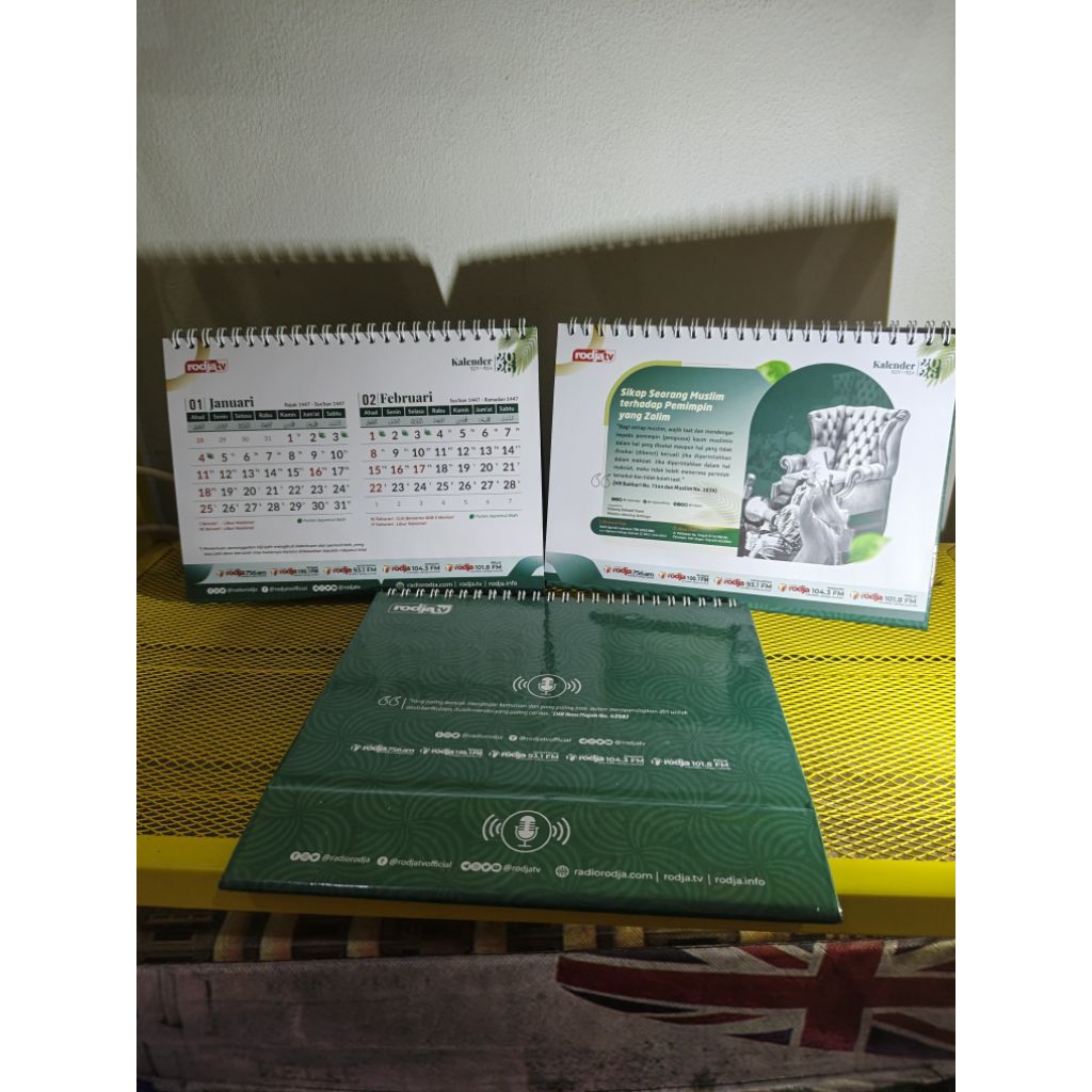 kalender meja rodja tv terbaru