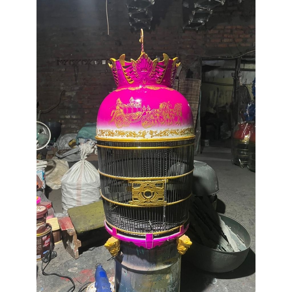 Sangkar kutut fiber Model ( Mahkota )