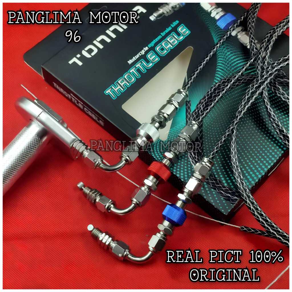 Kabel Gas Fitting L Gas Universal Stainless Premium Quality Original TONNKA