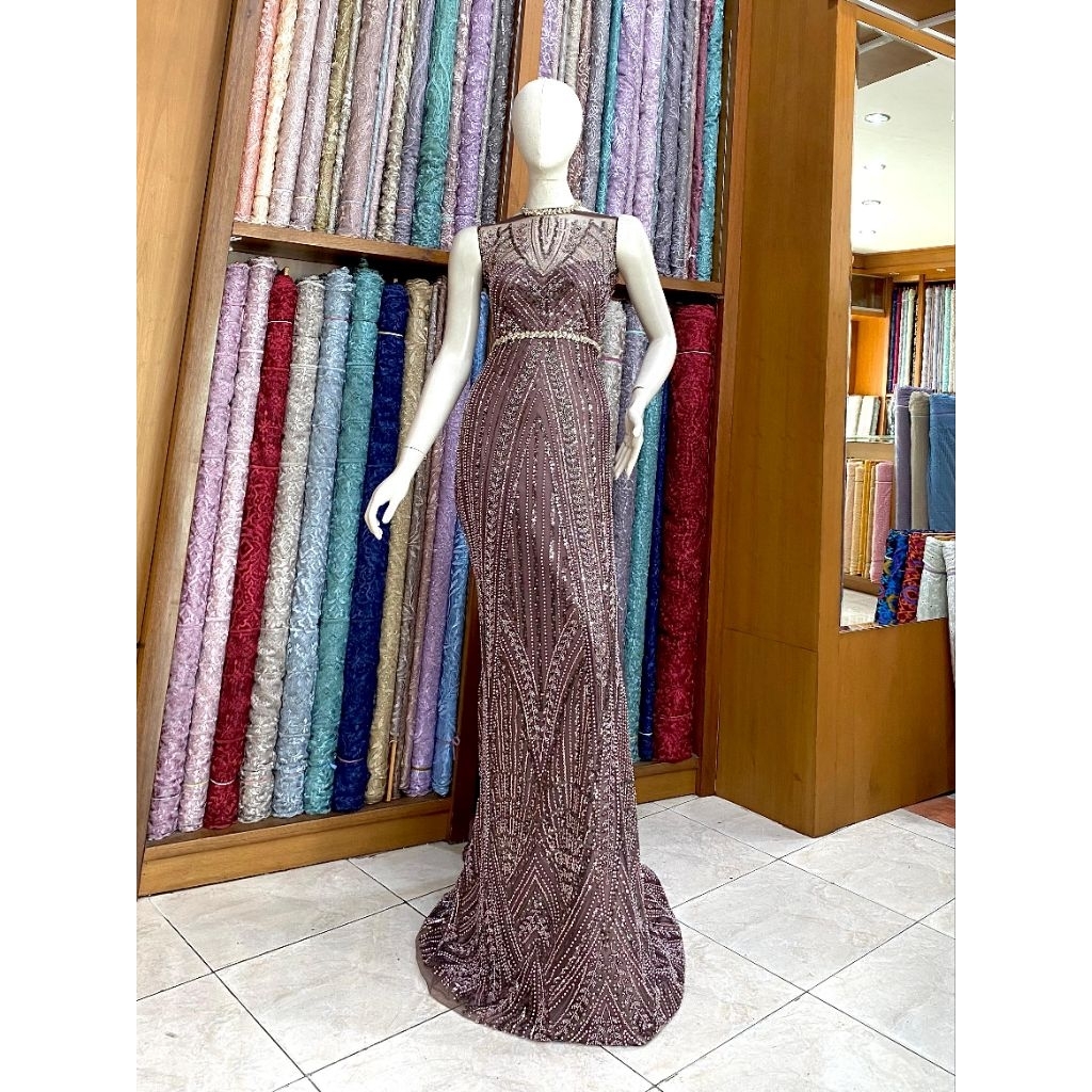 Kain Tulle Payet Motif Full | Kain Tille Full Payet EMB 25465