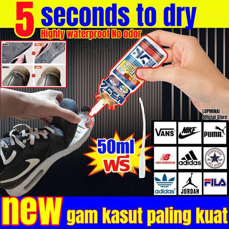 Lem sol sepatu bola super kuat tahan air original jepang sendal running kulit canvas karet