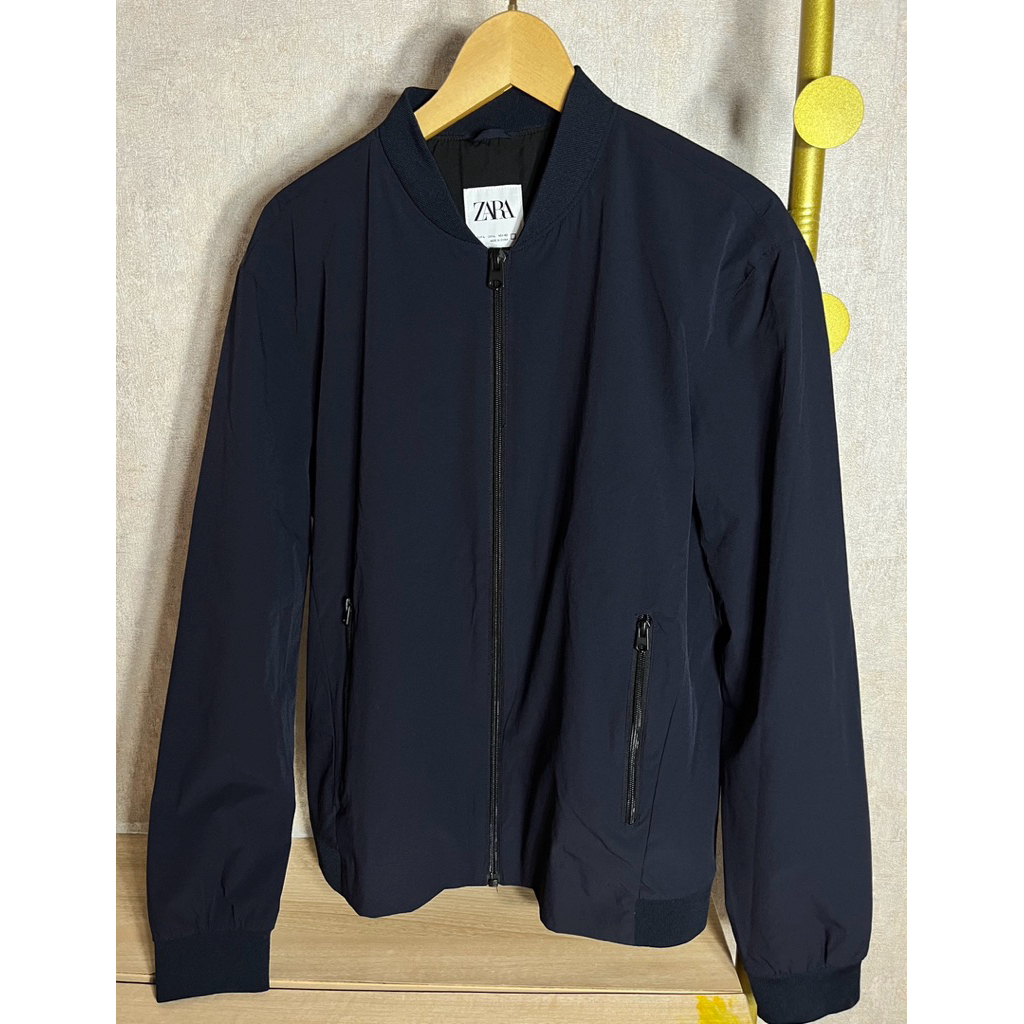 Jaket Bomber Pria Zara Men’s Outer Jacket Preloved Murah
