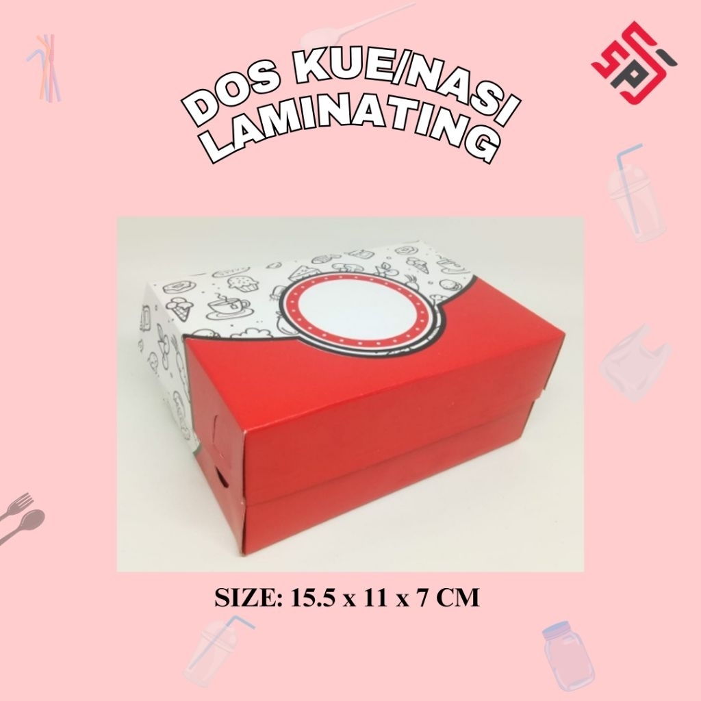 Dos Kue/Nasi/Dos Aqua Coat Laminating Motif isi 10 lbr