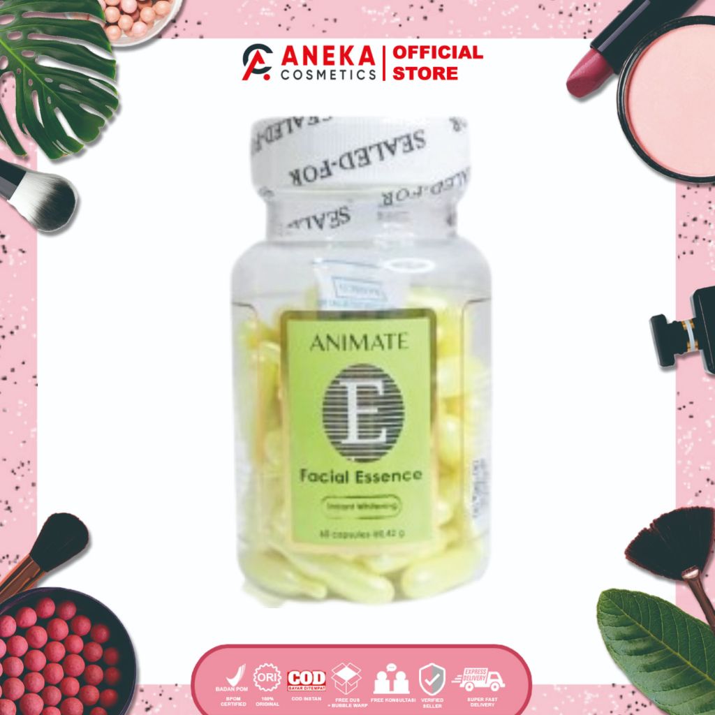 ANIMATE Serum Wajah Isi 60 - Serum Vitamin E Animate Usa / Facial Essence / Serum Wajah
