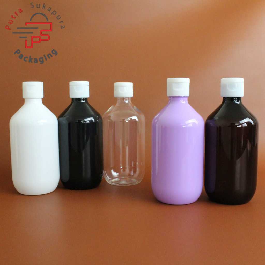 Botol fliptop 300ml manda / botol fliptop 300ml/fliptop neck 24 putih garis