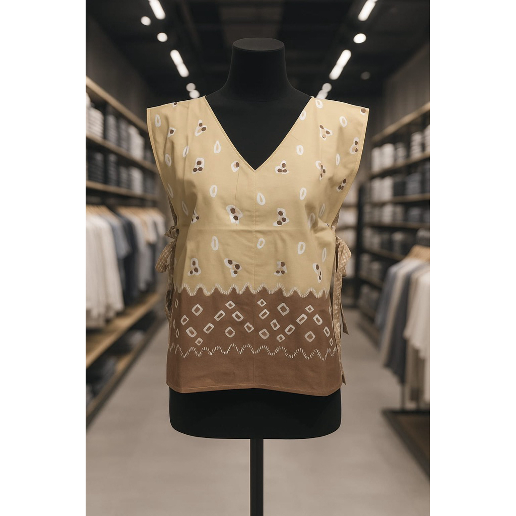 Bolero Batik Bolak Balik Vest