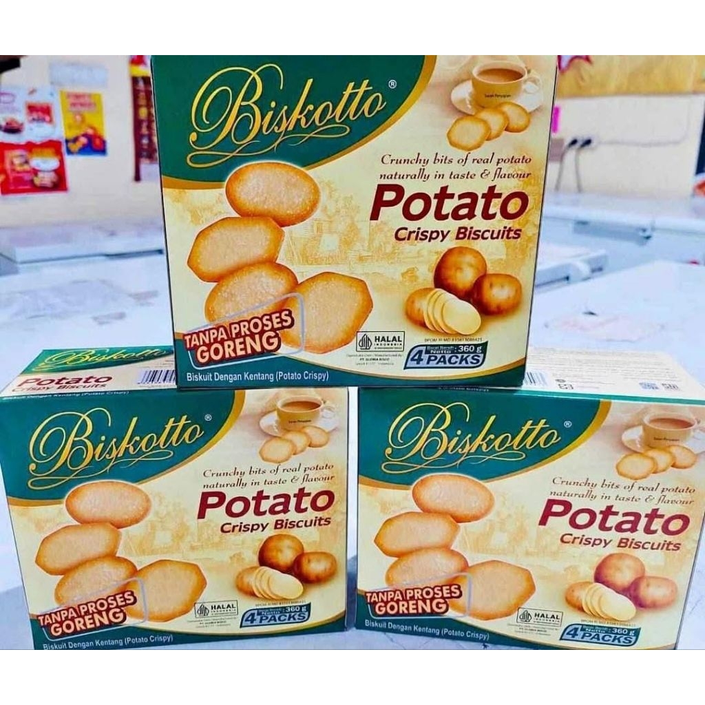BISKOTTO POTATO CRISPY BISCUITS 360GR