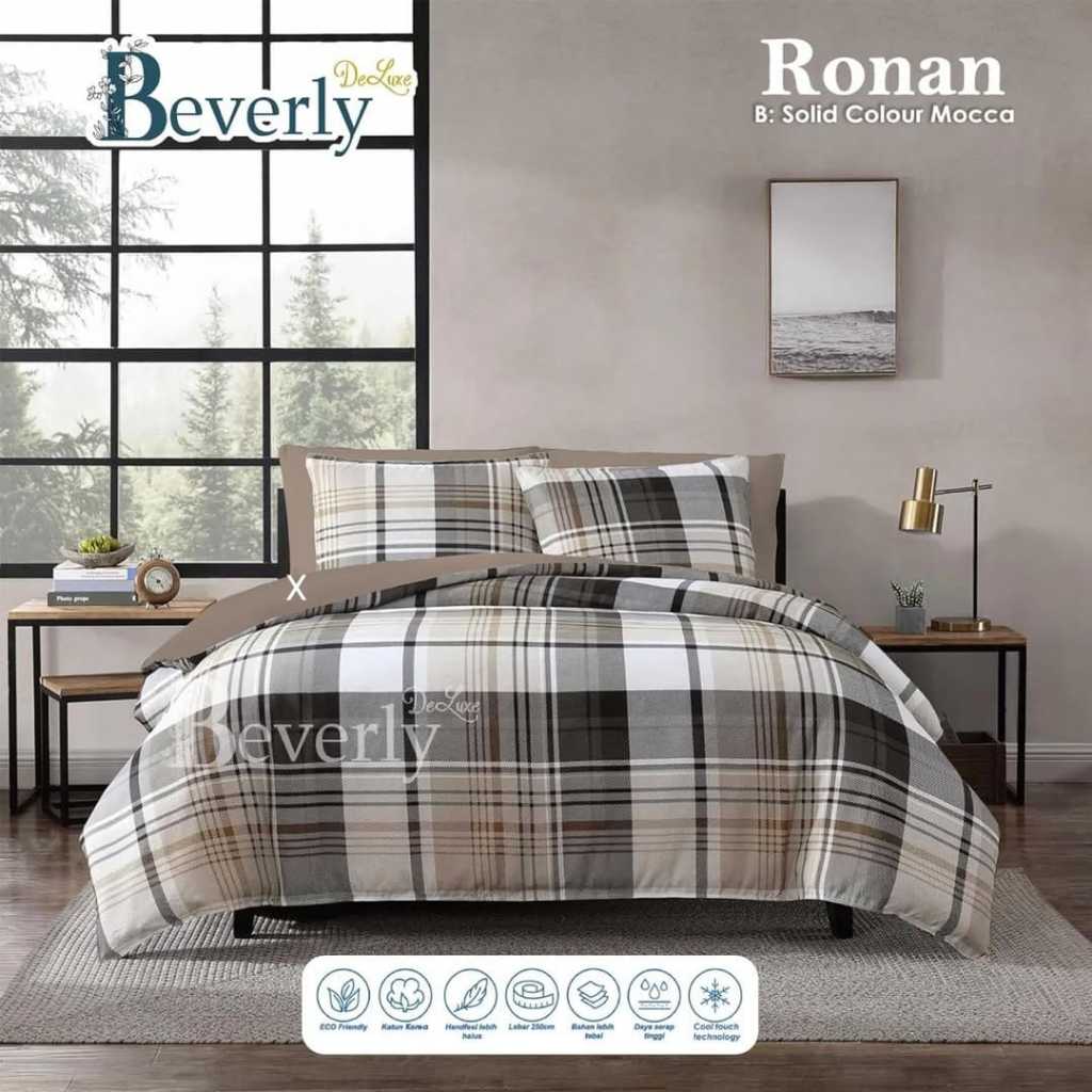 Sprei set katun Ronan / Erickson / Roberts / Hellen - Roemah Sprei