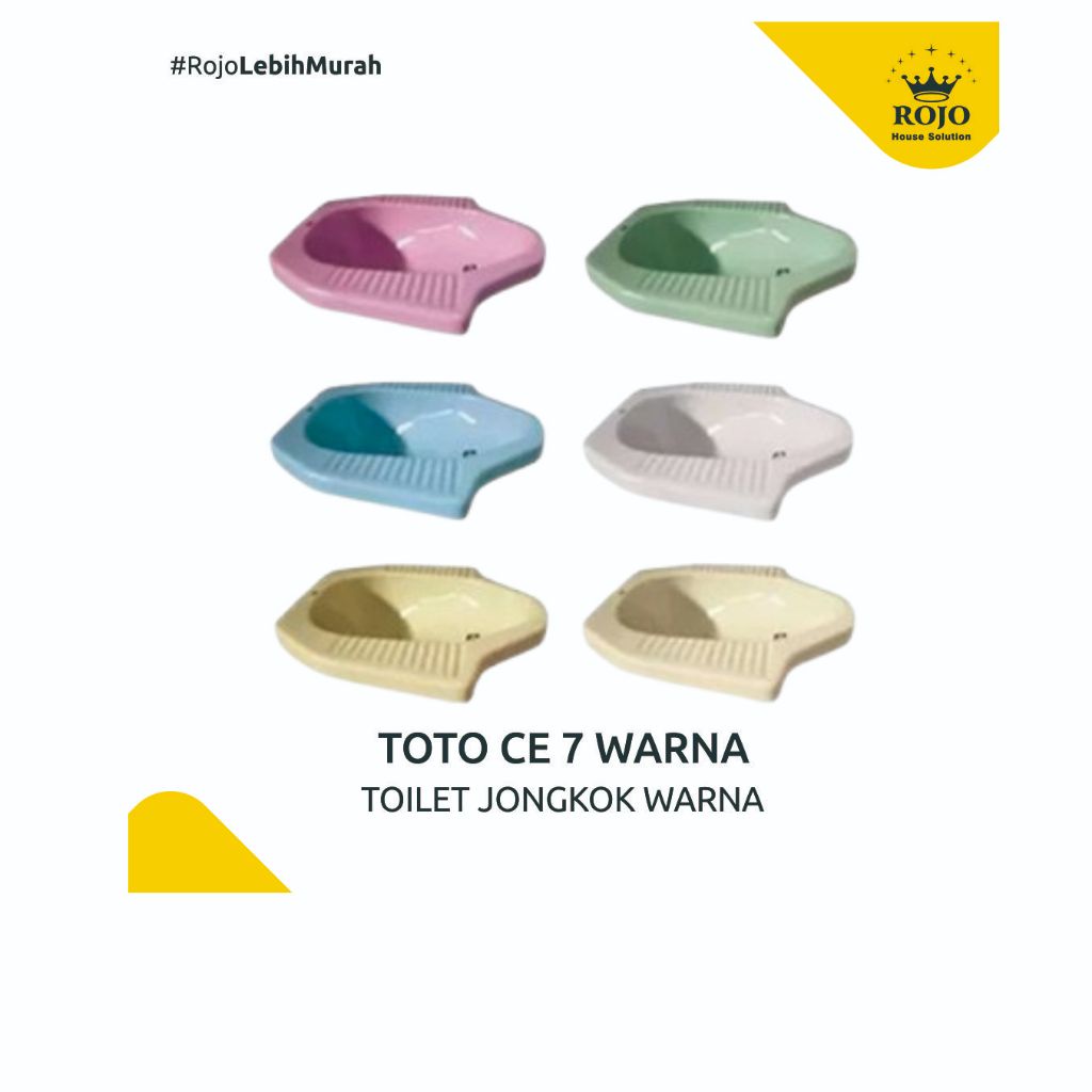 Toto CE7 Kloset Jongkok Warna