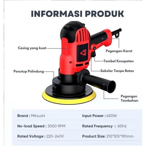 Mitsushi Mesin Poles Mobil / Mesin Poles Body Mobil
