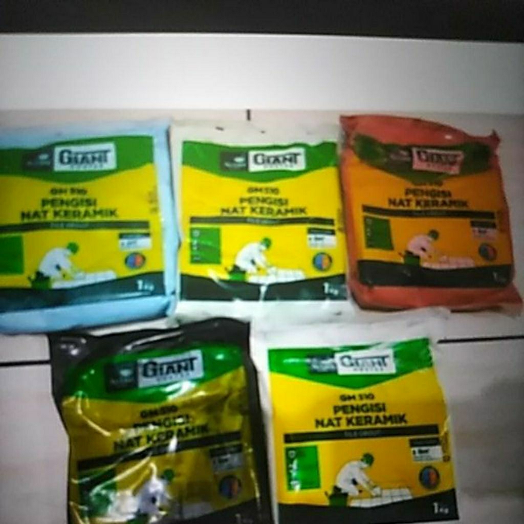 Pengisi Nat Keramik GIANT MORTAR GM510 Berat 1 Kg - Semen Warna