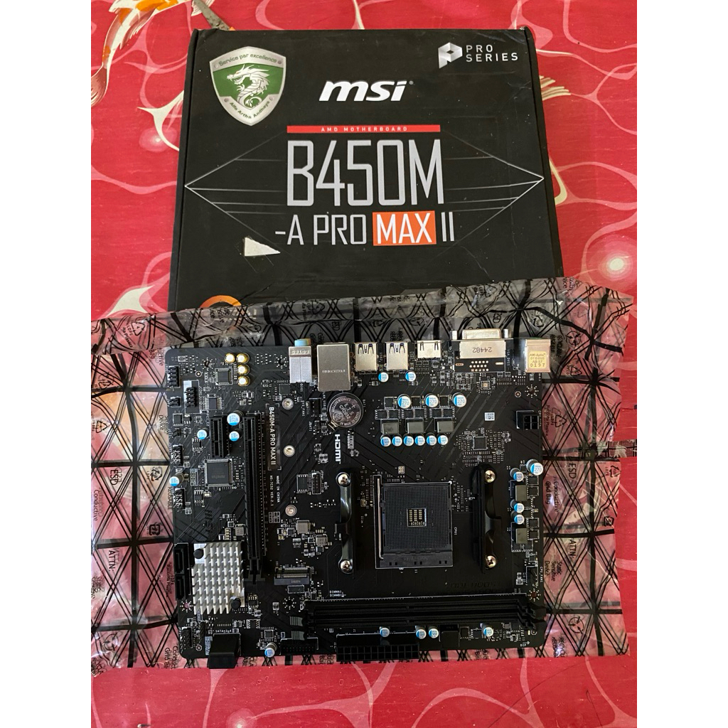 mobo MSI B450m A Pro Max II