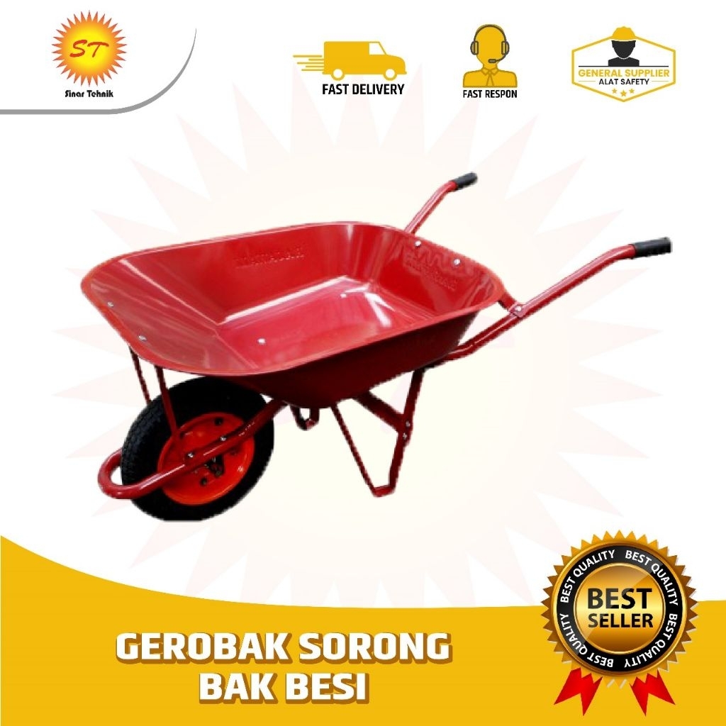 Bak Gerobak Pasir | Gerobak Dorong | Gerobak Proyek | Gerobak Sorong