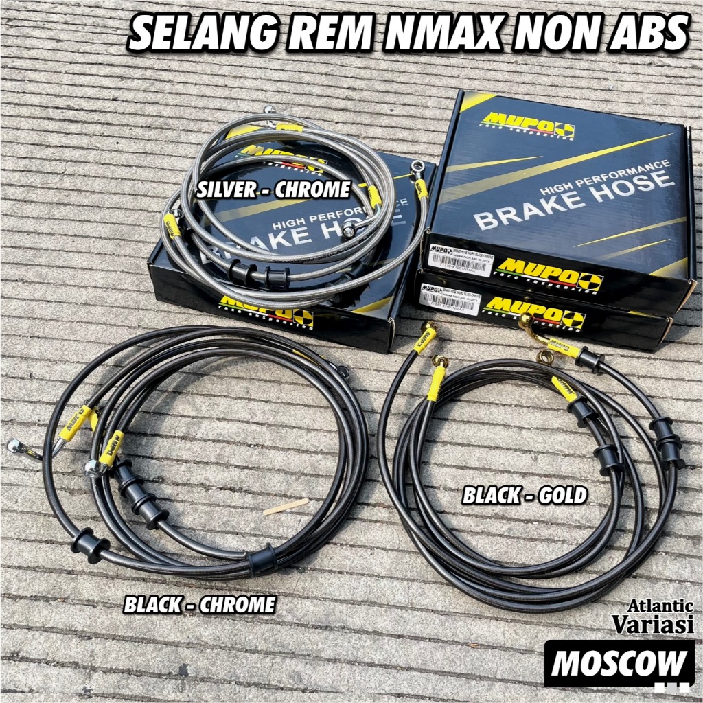 Selang Rem SET 2pcs NMAX NON ABS Depan Belakang Nmax Lama Nmax New Nmax Old Nmax 155 ABS Connected N