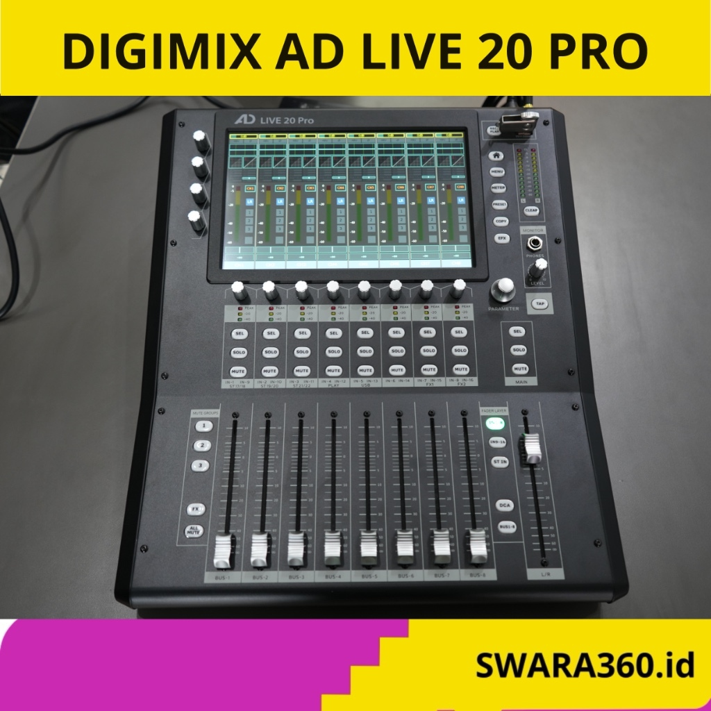 Mixer digital AD LIVE 20 PRO ad20pro 22ch 10out