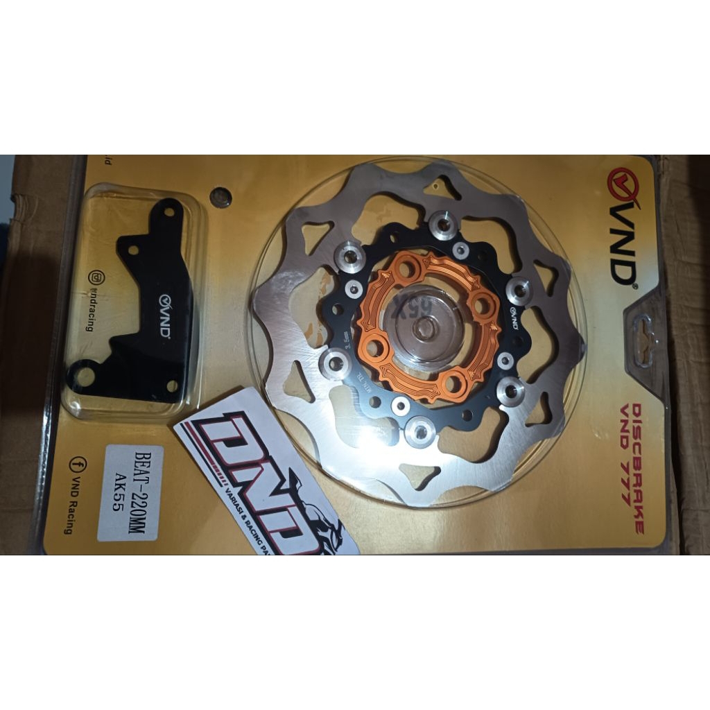VND Disc VND AK 55 Beat 220mm/Disc vnd floating ak55 beat 220mm/Piringan cakram depan beat 220mm Vnd