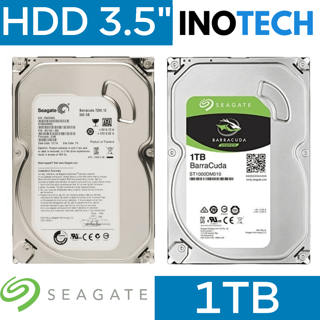 Hardisk HDD PC Seagate 1TB SATA 3.5 Inch Desktop – Second Garansi 1 Bulan
