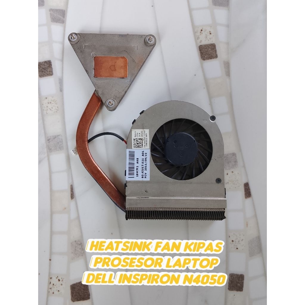 Heatsink Fan kipas prosesor Laptop DELL Inspiron N4050