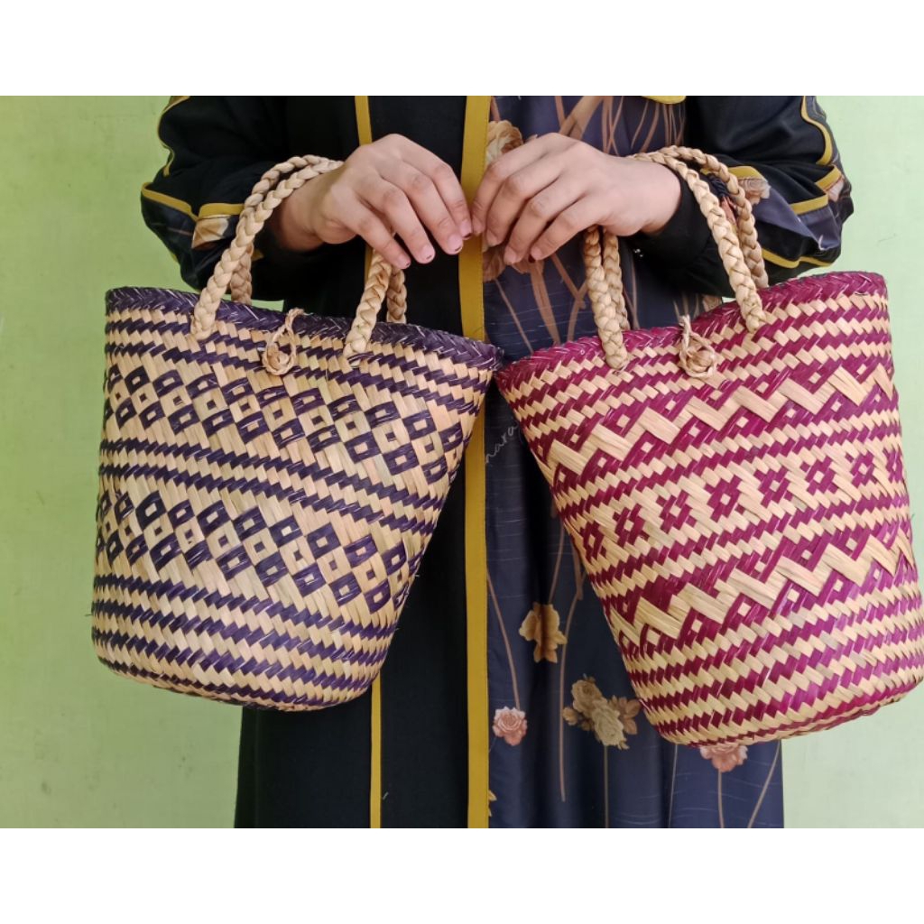 Tas Purun Oval elisa | Produk Anyaman Kita