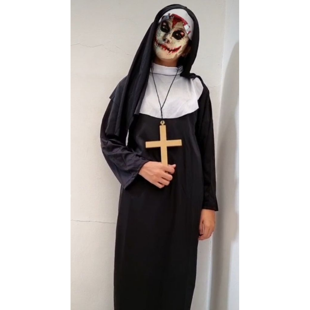 Kostum Halloween Suster The Nun Kostum Valak Halloween