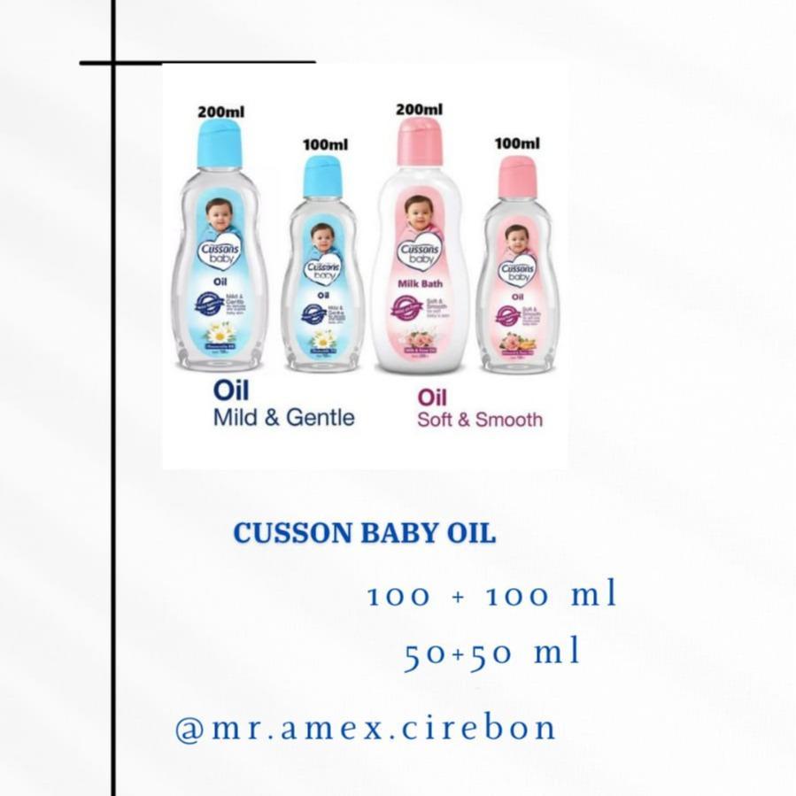 CUSSONS BABY OIL 10ML+100ML & 50ML+50ML/CUSSONS BABY OIL