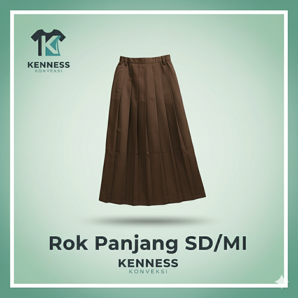 SERAGAM SEKOLAH SD/MI ROK COKLAT/PRAMUKA PANJANG - SERAGAM SEKOLAH SD/MI